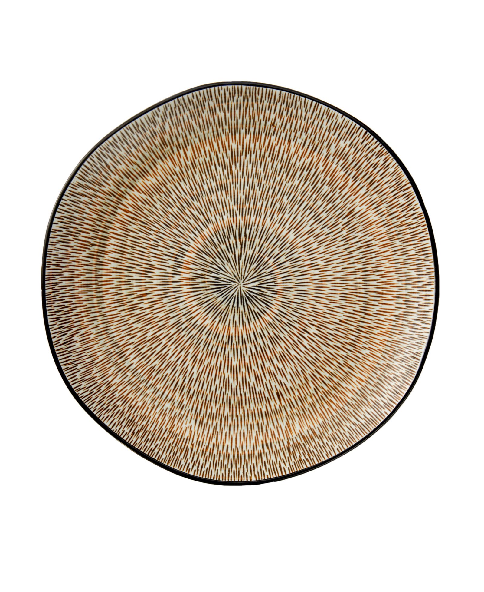 Тарелки Spiral Sketch Dinner Plates, Set of 4