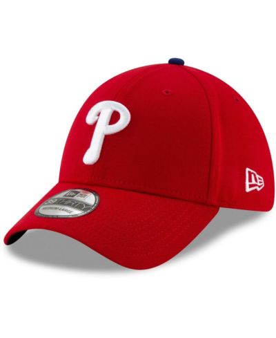 Мужская кепка New Era Red Philadelphia Phillies Game Team Classic 39Thirty Flex