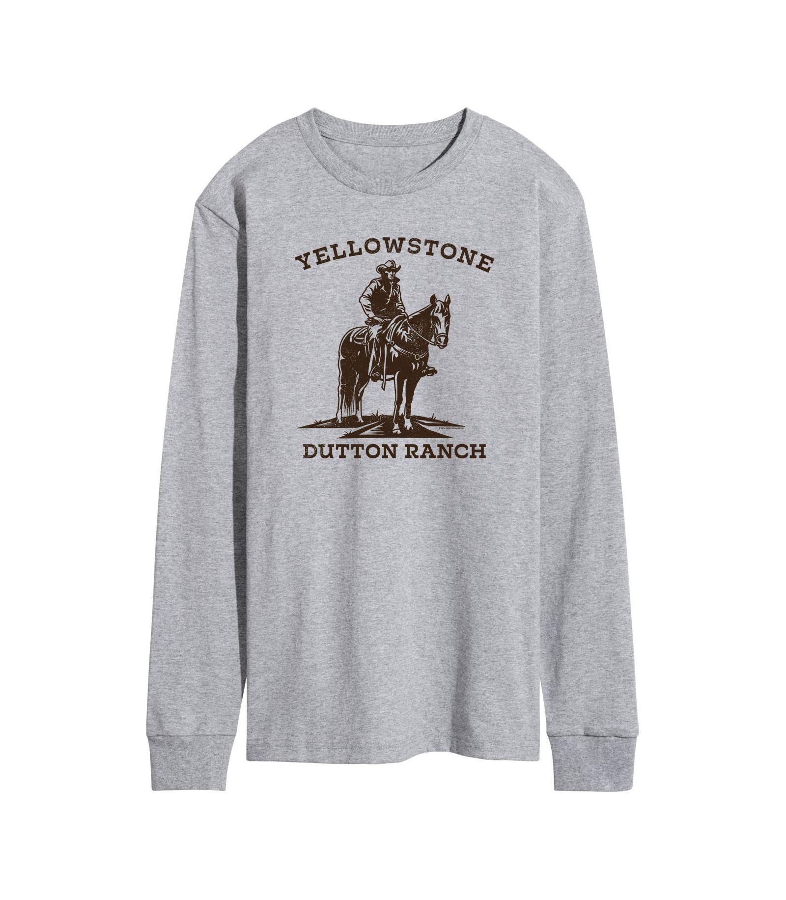 Мужская футболка с длинным рукавом Yellowstone Cowboy