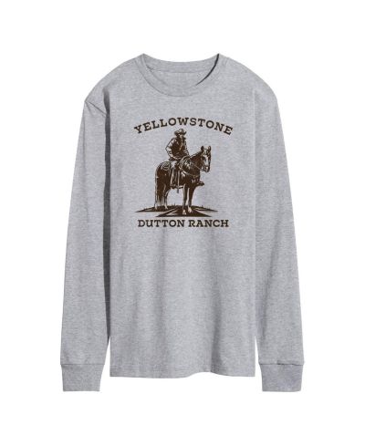 Мужская футболка с длинным рукавом Yellowstone Cowboy