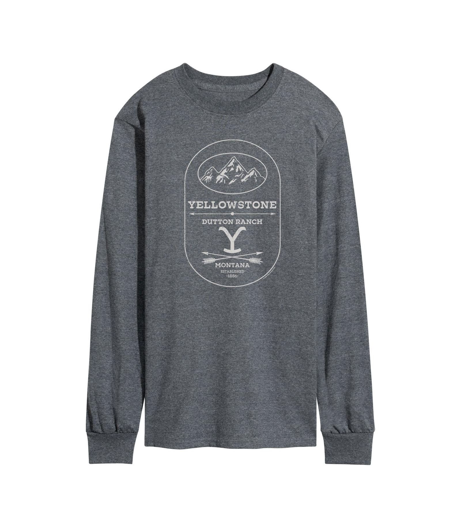 Men's Yellowstone Mountain Arrows Long Sleeve T-shirt