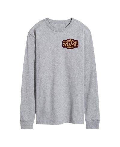 Мужская футболка AIRWAVES Yellowstone Dutton Ranch Logo Long Sleeve