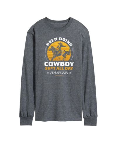 Мужская футболка Yellowstone All Day Cowboy Long Sleeve