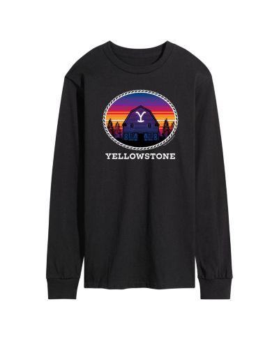 Мужская футболка с длинным рукавом Yellowstone Sunset Barn