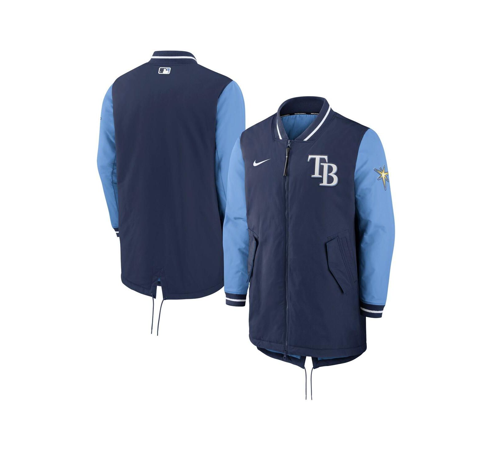 Men's Nike Navy Tampa Bay Rays Dugout Performance Full-Zip Jacket