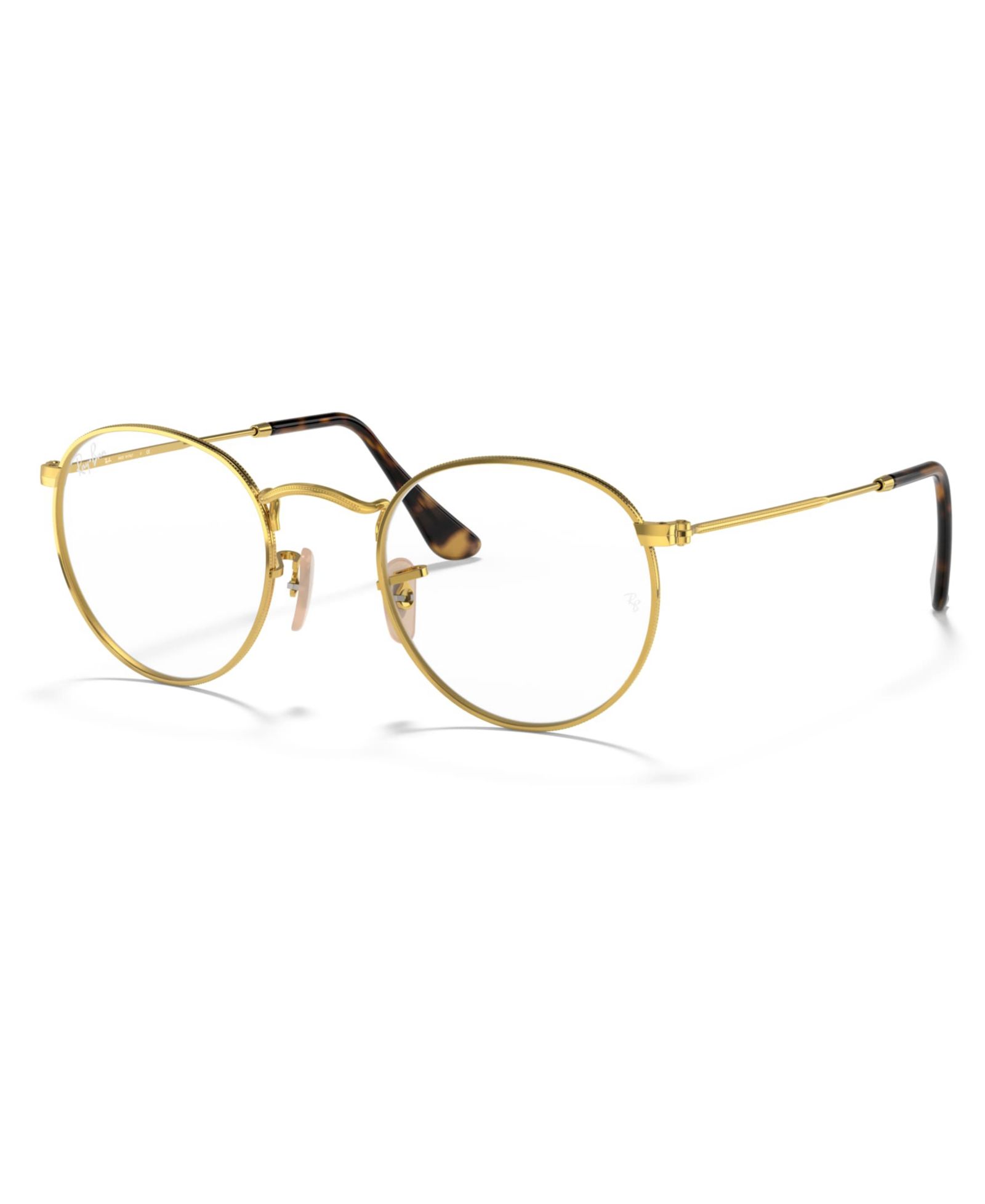 Ray-Ban Унисекс круглые металлические очки RB3447V