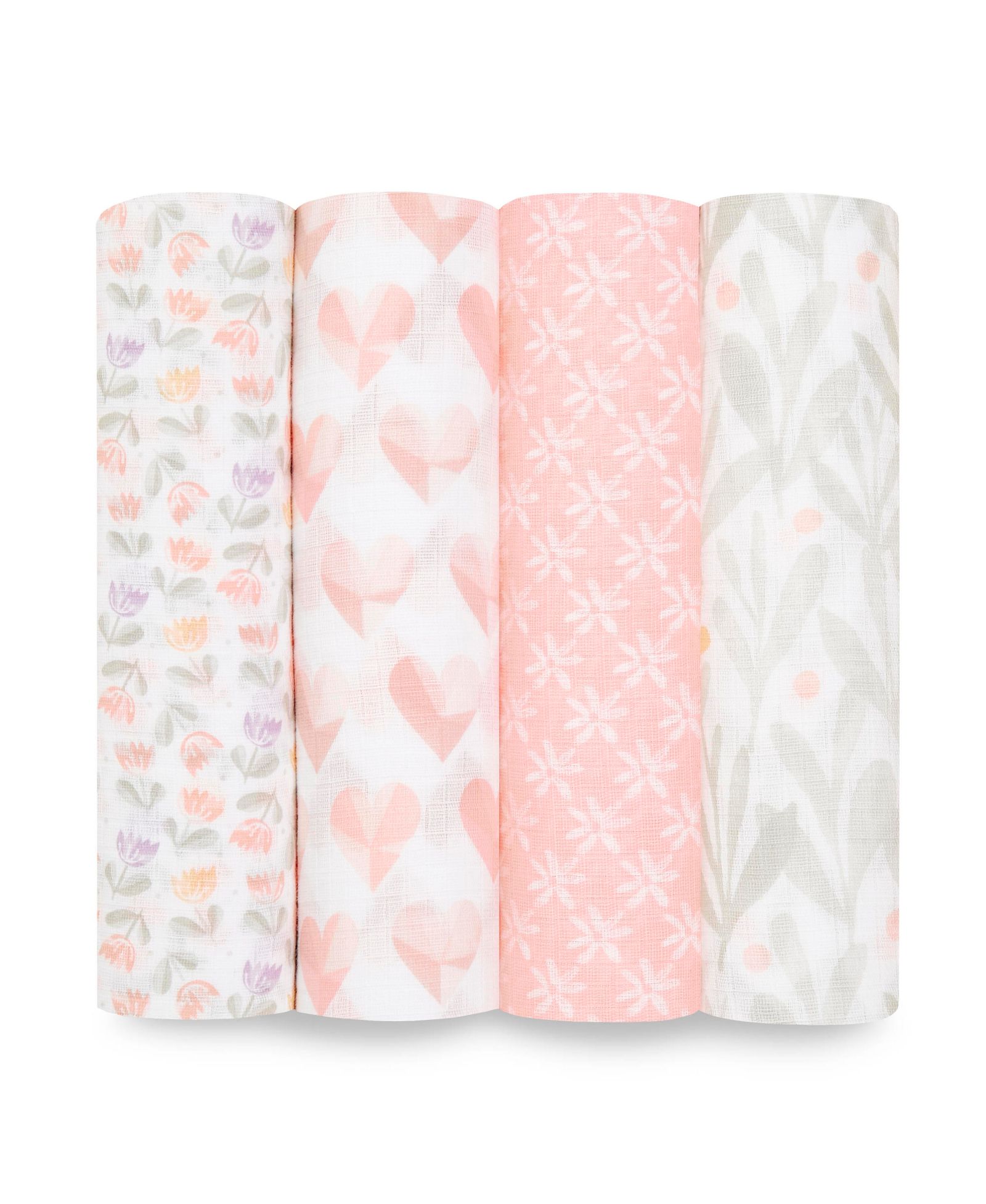Детские пеленки aden by aden + anais Printed Swaddle Blankets, Pack of 4