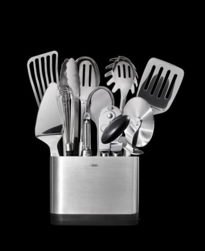 OXO 15-Pc. Steel Utensil Set