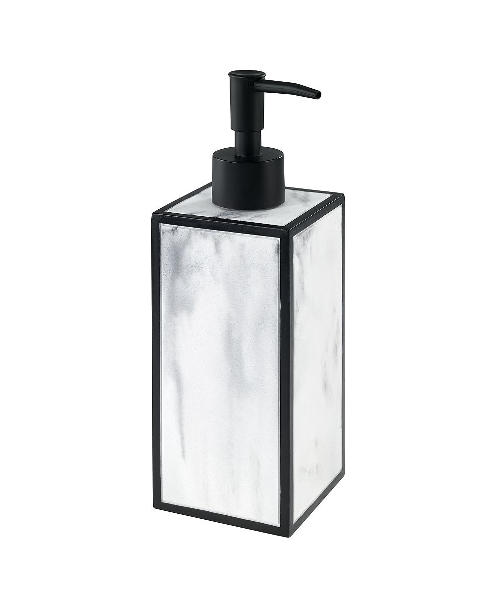 Avanti Jasper Framed Marble-look Resin Soap/Lotion Dispenser
