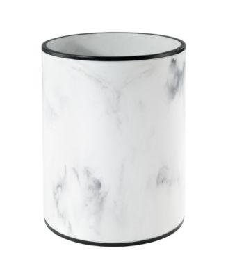 Avanti Jasper Framed Marble-look Resin Wastebasket