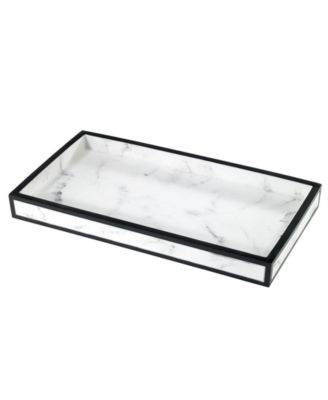 Avanti Jasper Framed Marble-look Resin Bathroom Tray