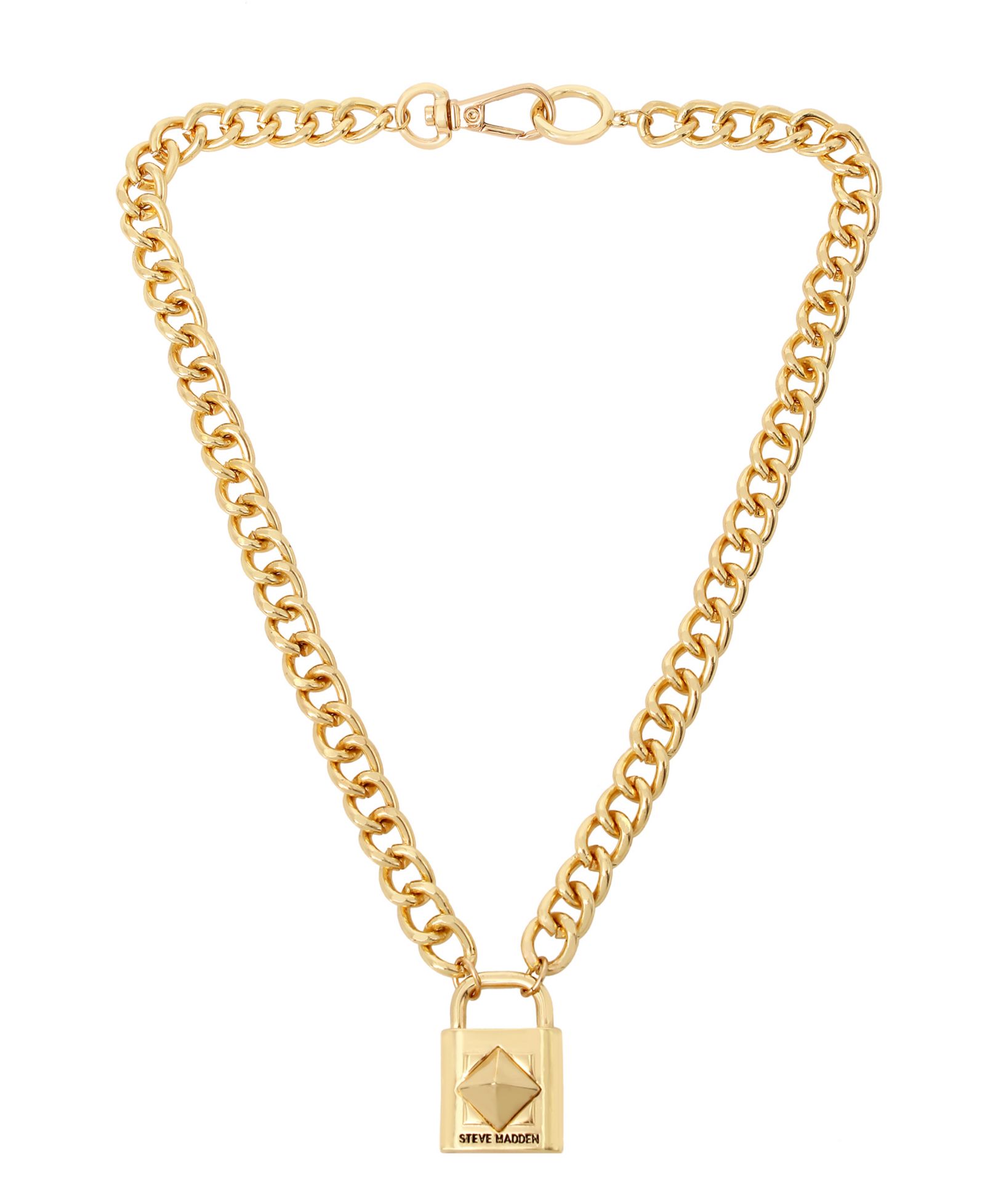Подвеска Steve Madden Padlock Pendant Necklace