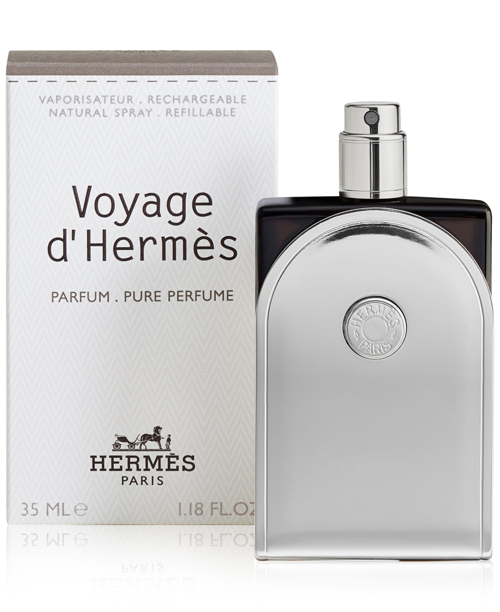 Парфюм Voyage d'Hermès Pure Perfume, Parfum Refillable Spray, 1.18 oz.