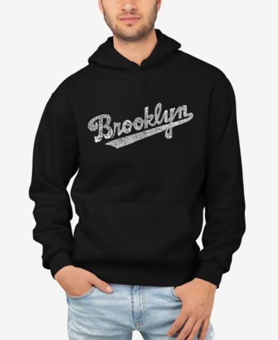 Мужское худи с принтом Word Art Brooklyn Neighborhoods
