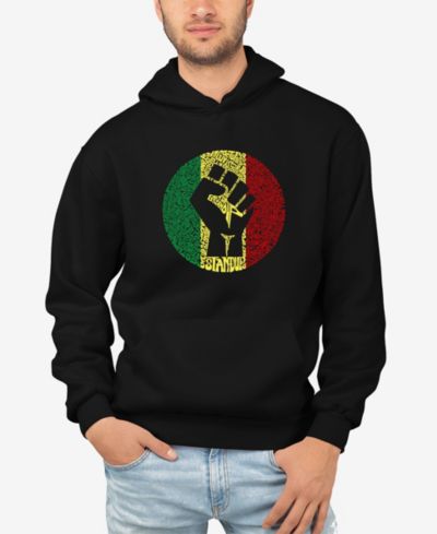 Мужской Word Art Get Up Stand Up Hooded Sweatshirt