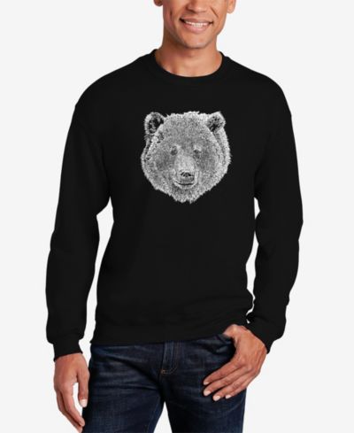 Мужской свитшот с принтом Bear Face