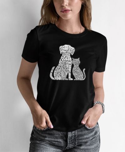 Женский Word Art Dogs and Cats T-shirt