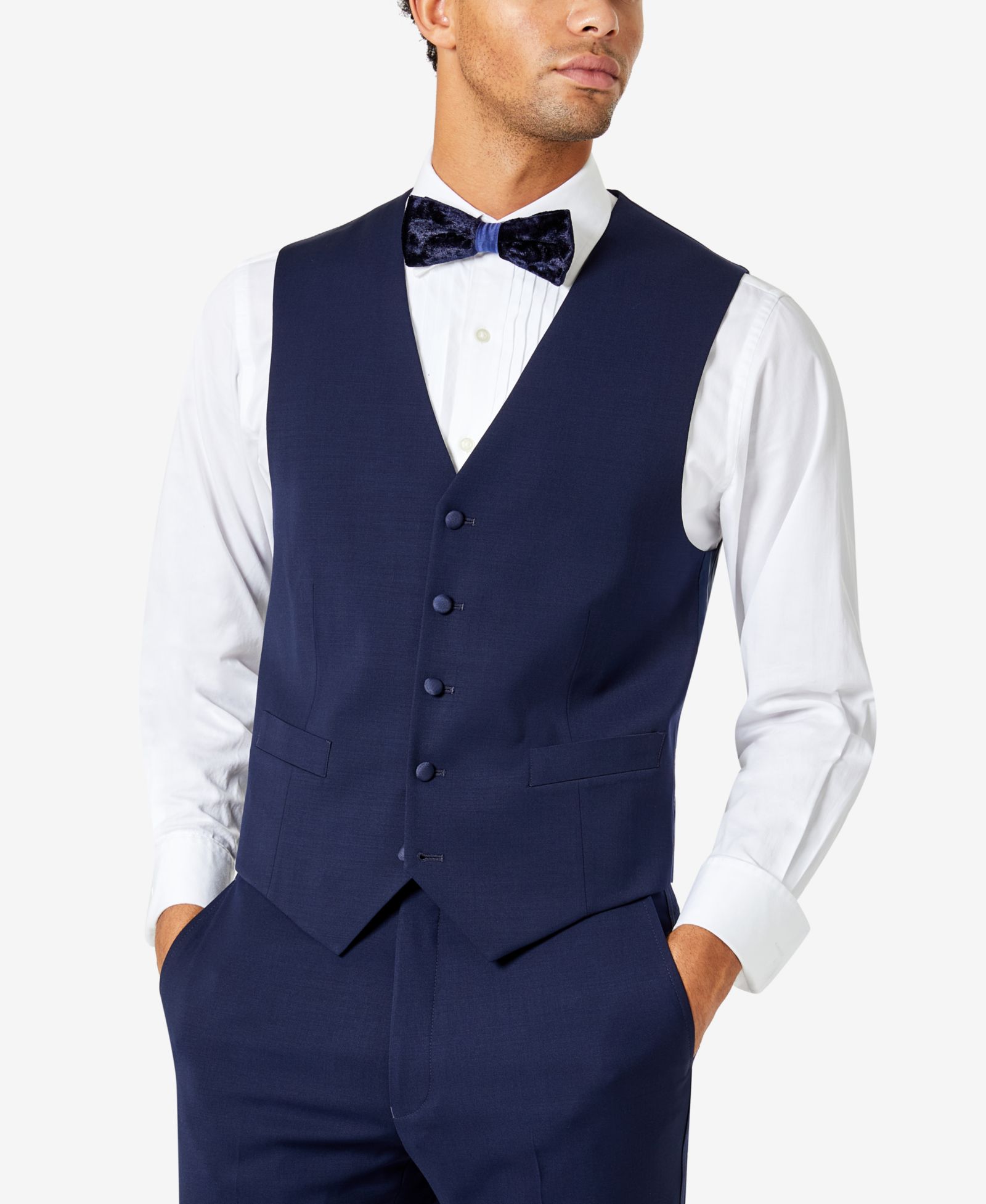 Tommy Hilfiger Men's Modern-Fit Flex Stretch Tuxedo Vest