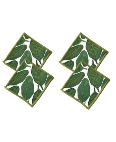 Coton Colors Набор коктейльных салфеток с принтом Palm Print, 4 шт