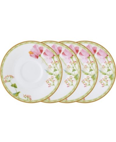 Набор из 4-х блюдец Noritake Poppy Place, 6"