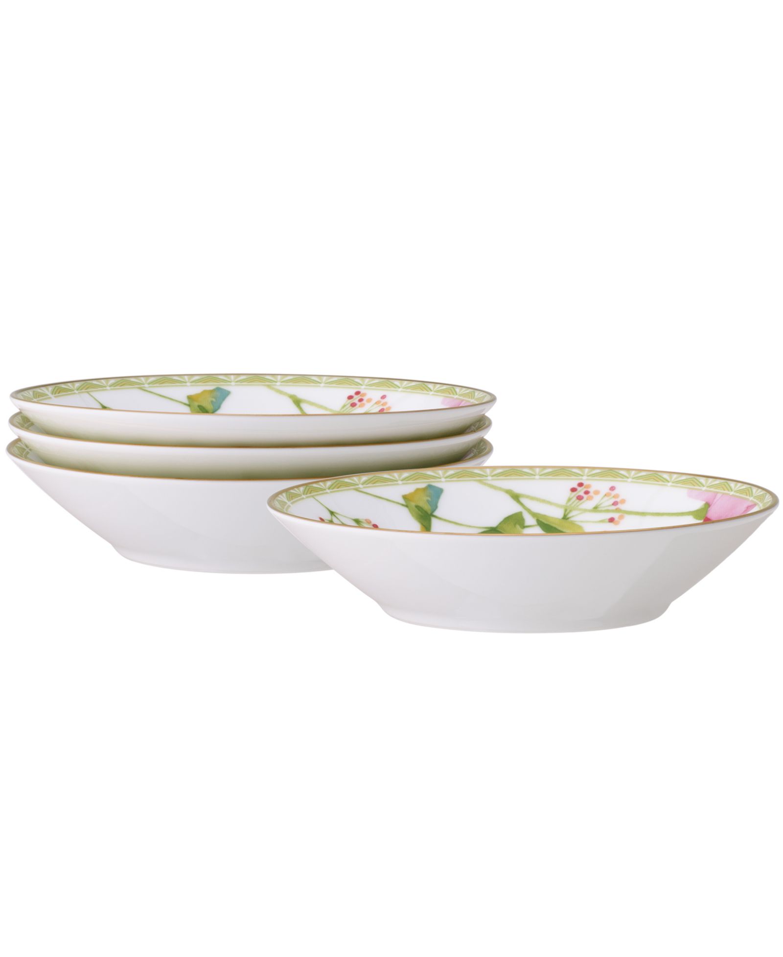 Набор из 4 фруктовых тарелок Noritake Poppy Place 5.50", 4 oz.