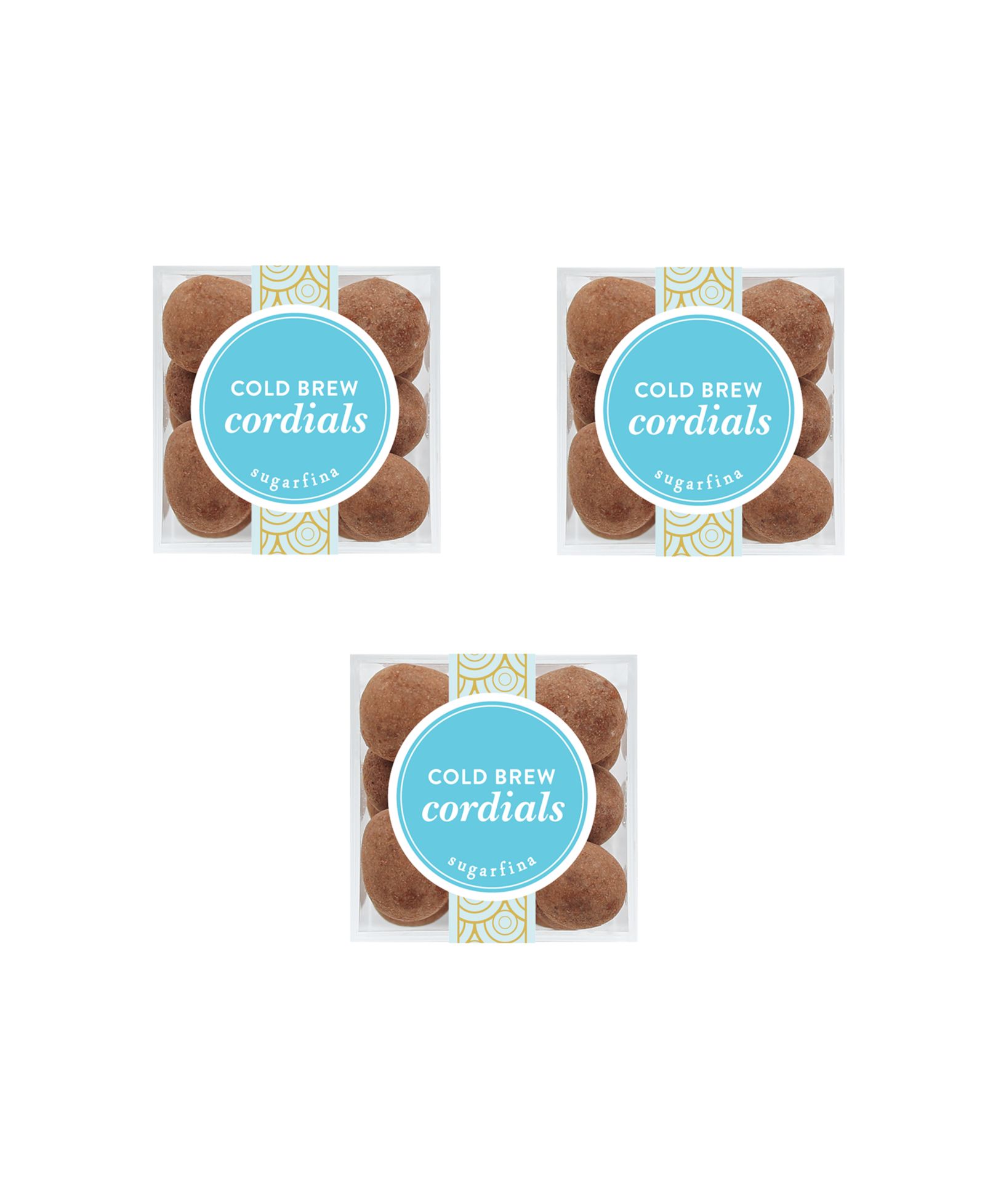 Sugarfina Cold Brew Cordials - Small Cube Kit (Pack of 3)