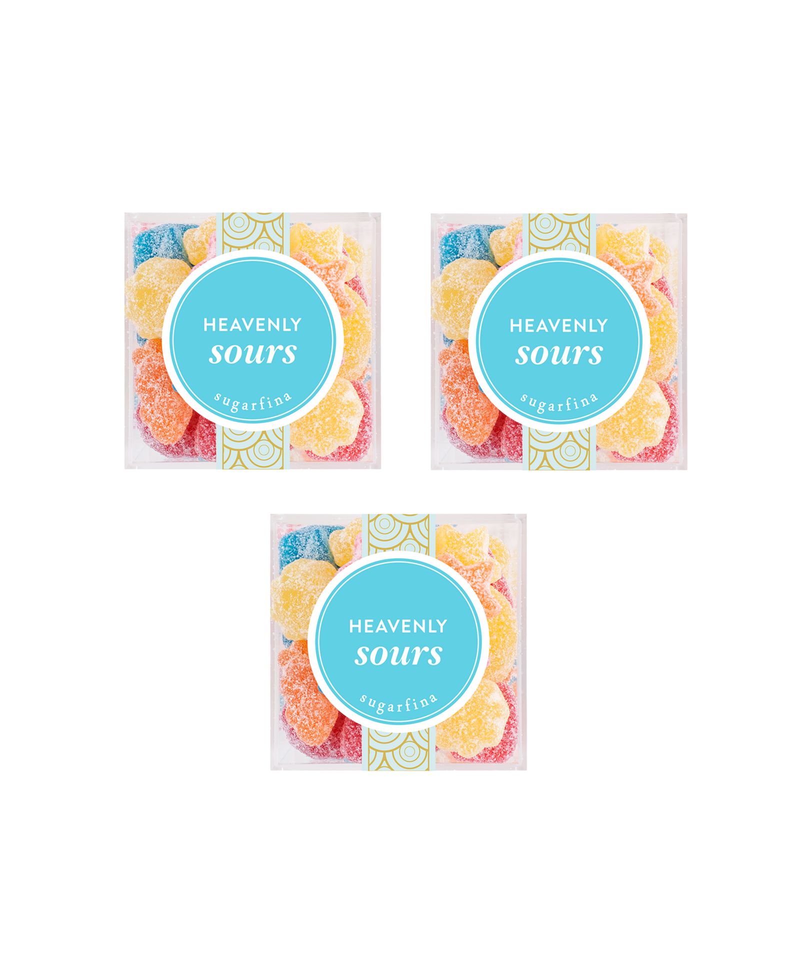 Sugarfina Heavenly Sours - Small Cube Kit (Pack of 3)