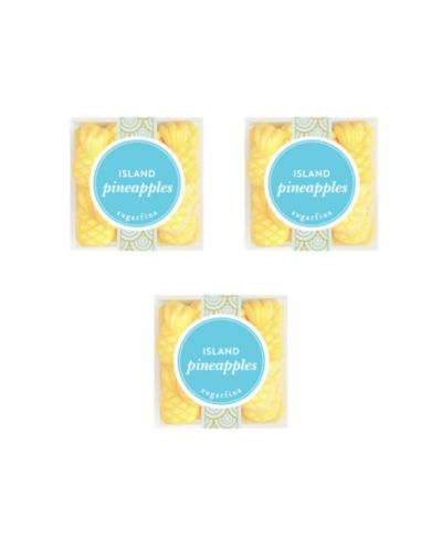 Sugarfina Island Pineapples - Small Cube Kit, 3 Piece