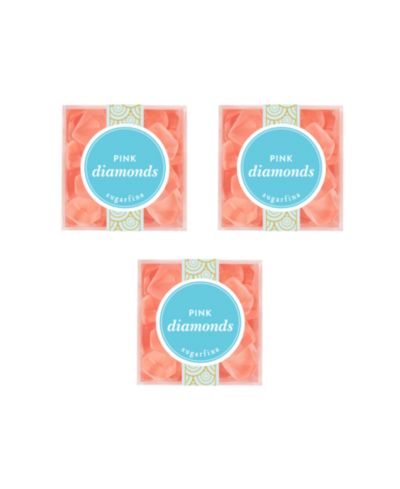 Sugarfina Pink Diamonds Small Candy Cube Kit, 3 Pack