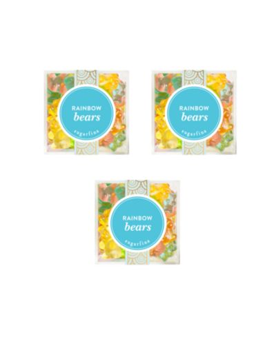 Sugarfina Rainbow Bears - Small Cube Kit (Pack of 3)