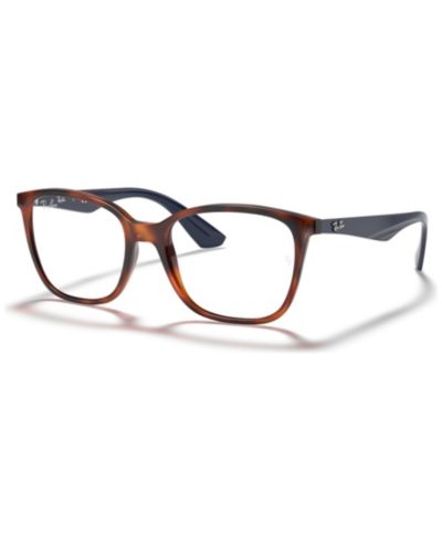 Ray-Ban Unisex Square Plastic RB7066 Optics Eyeglasses