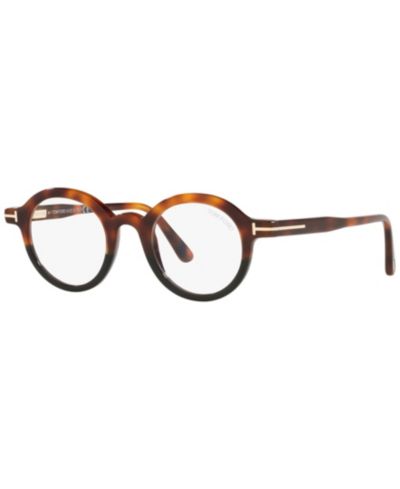 Tom Ford Man очки круглые пластиковые FT5664-B
