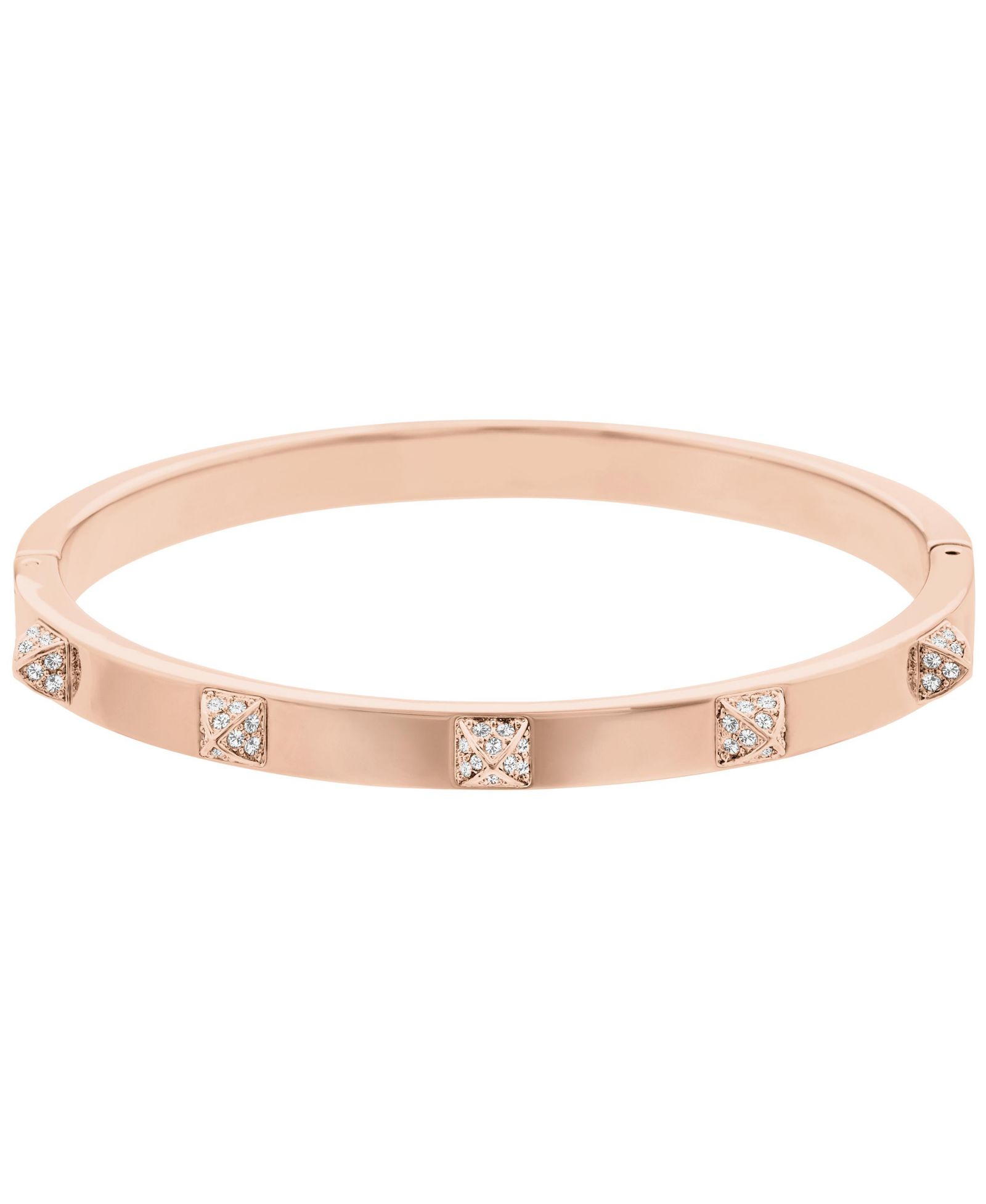 Swarovski Tactic Rose Gold Tone Plated Bangle