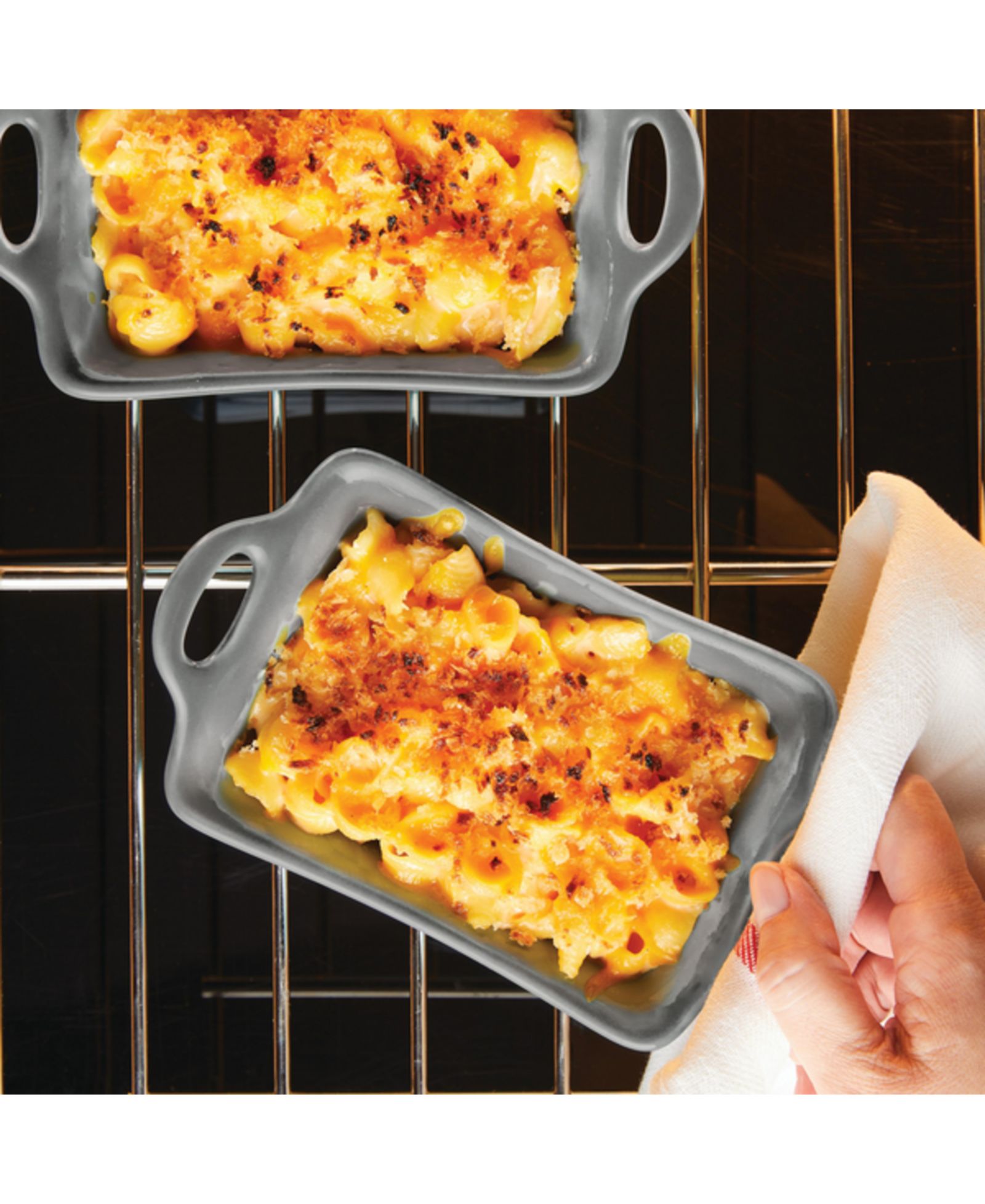 Rachael Ray Ceramics Rectangular Au Gratin Baking Dish, Set of 2