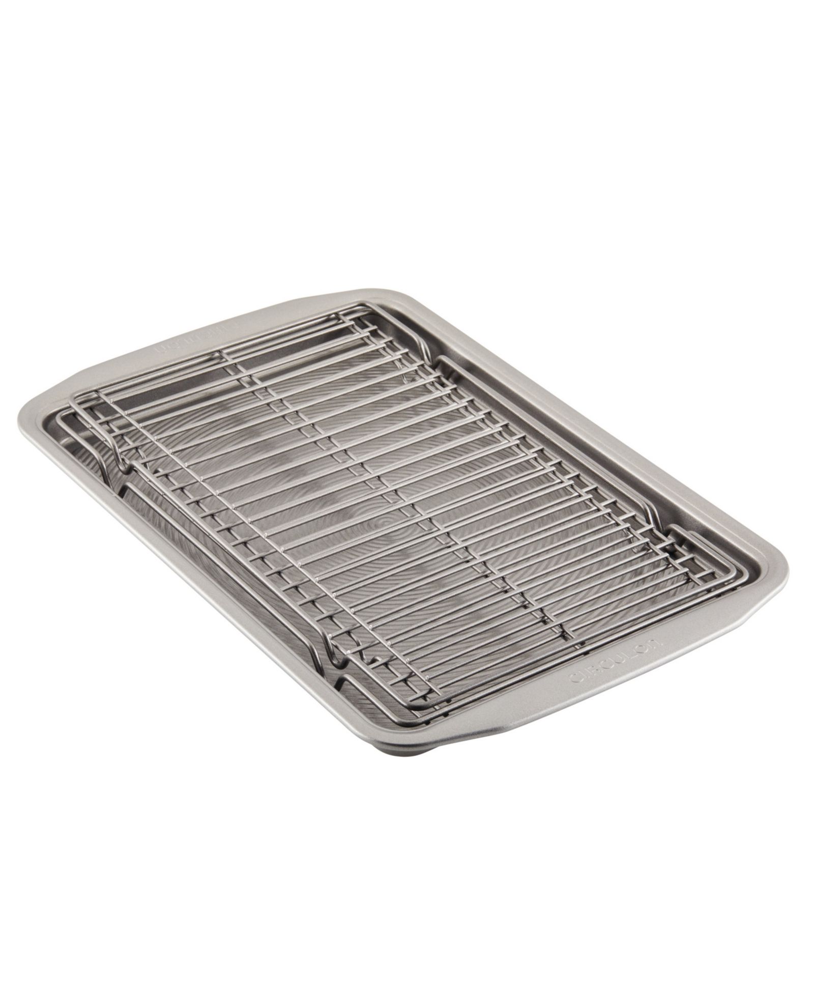 Circulon Bakeware 3-Piece 10" x 15" Baking Sheet Pan & Expandable Cooling Rack Set