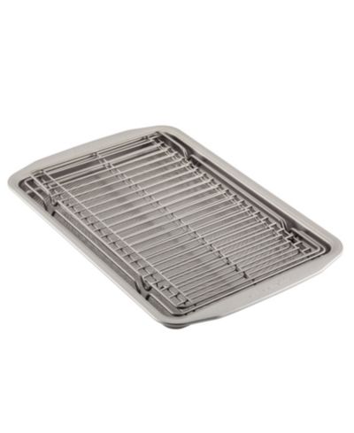 Circulon Bakeware 3-Piece 10" x 15" Baking Sheet Pan & Expandable Cooling Rack Set