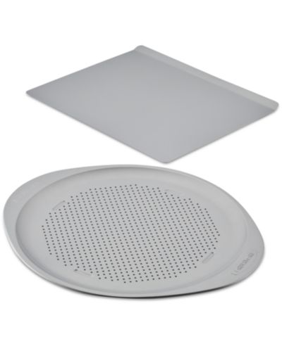 Farberware SmartBrown Nonstick Baking Sheet & Pizza Crisper Pan, Set of 2
