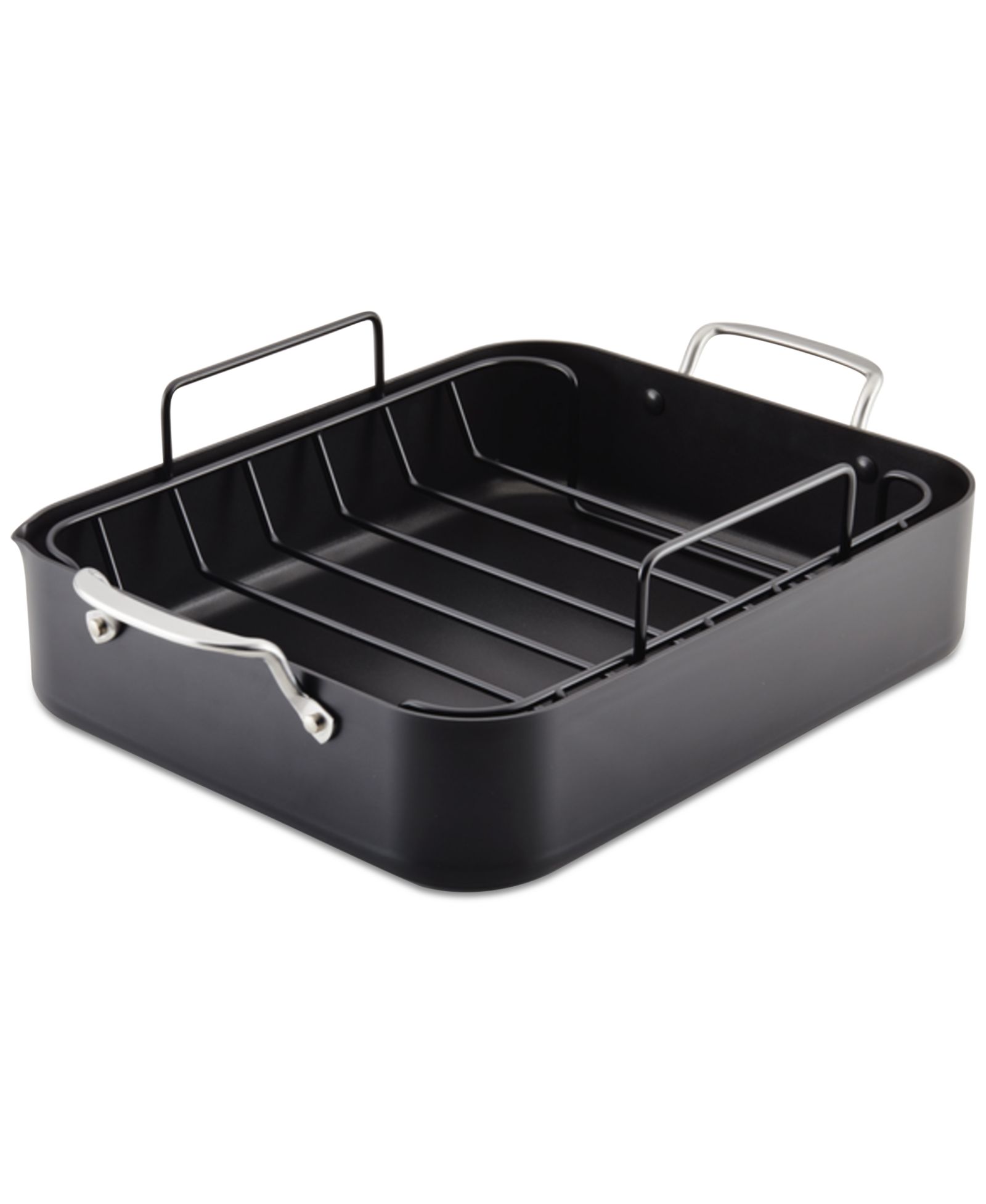 KitchenAid Hard-Anodized Roaster & Rack Set