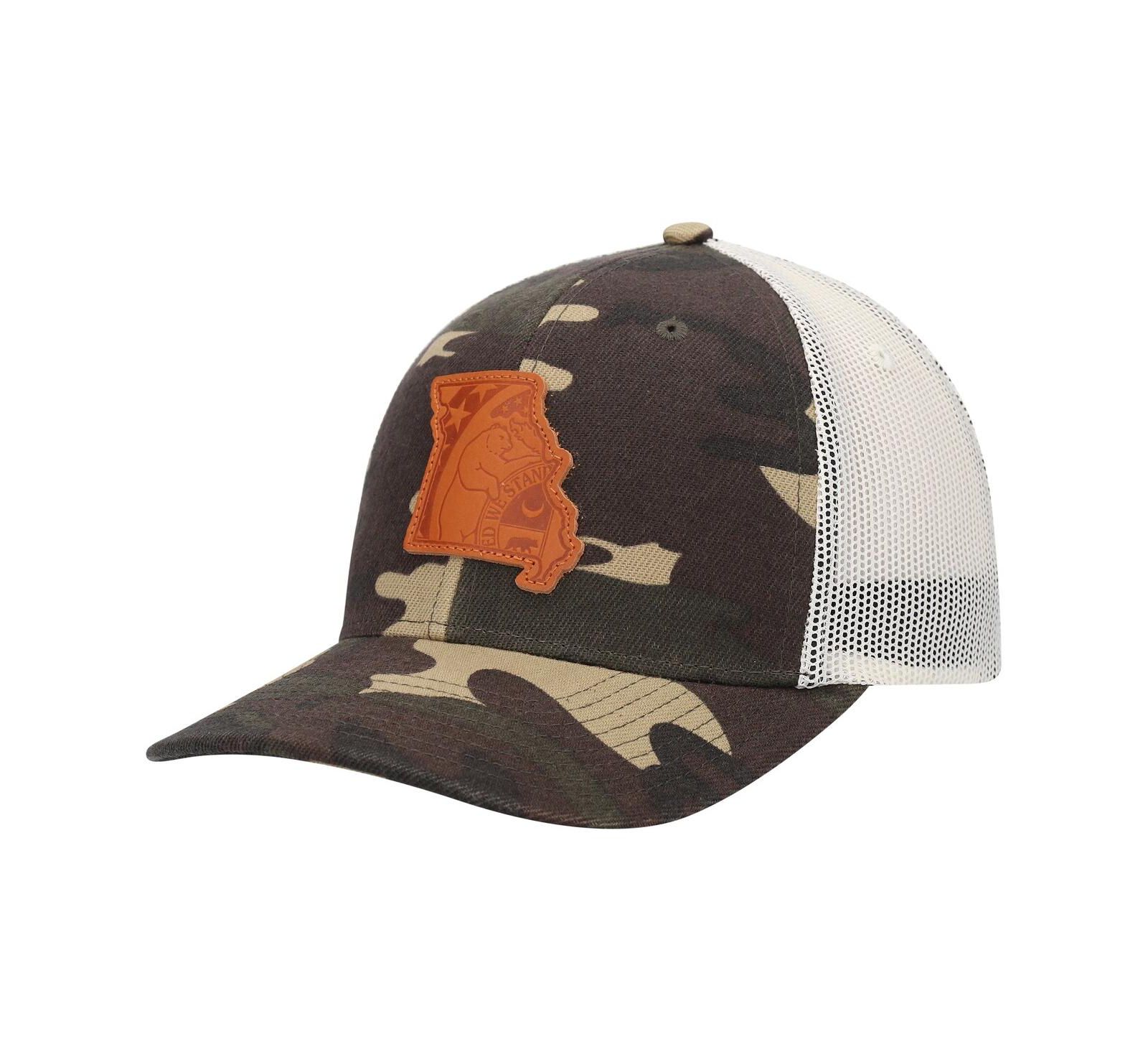 Мужская кепка-тракер Local Crowns Camo Missouri Icon Woodland State Patch