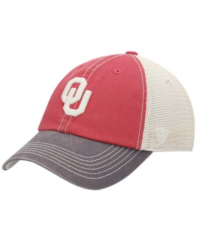 Мужская кепка Top of the World Oklahoma Sooners малиновая