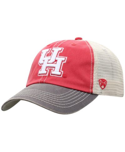 Мужская кепка Top of the World Red Houston Cougars Offroad Trucker Snapback