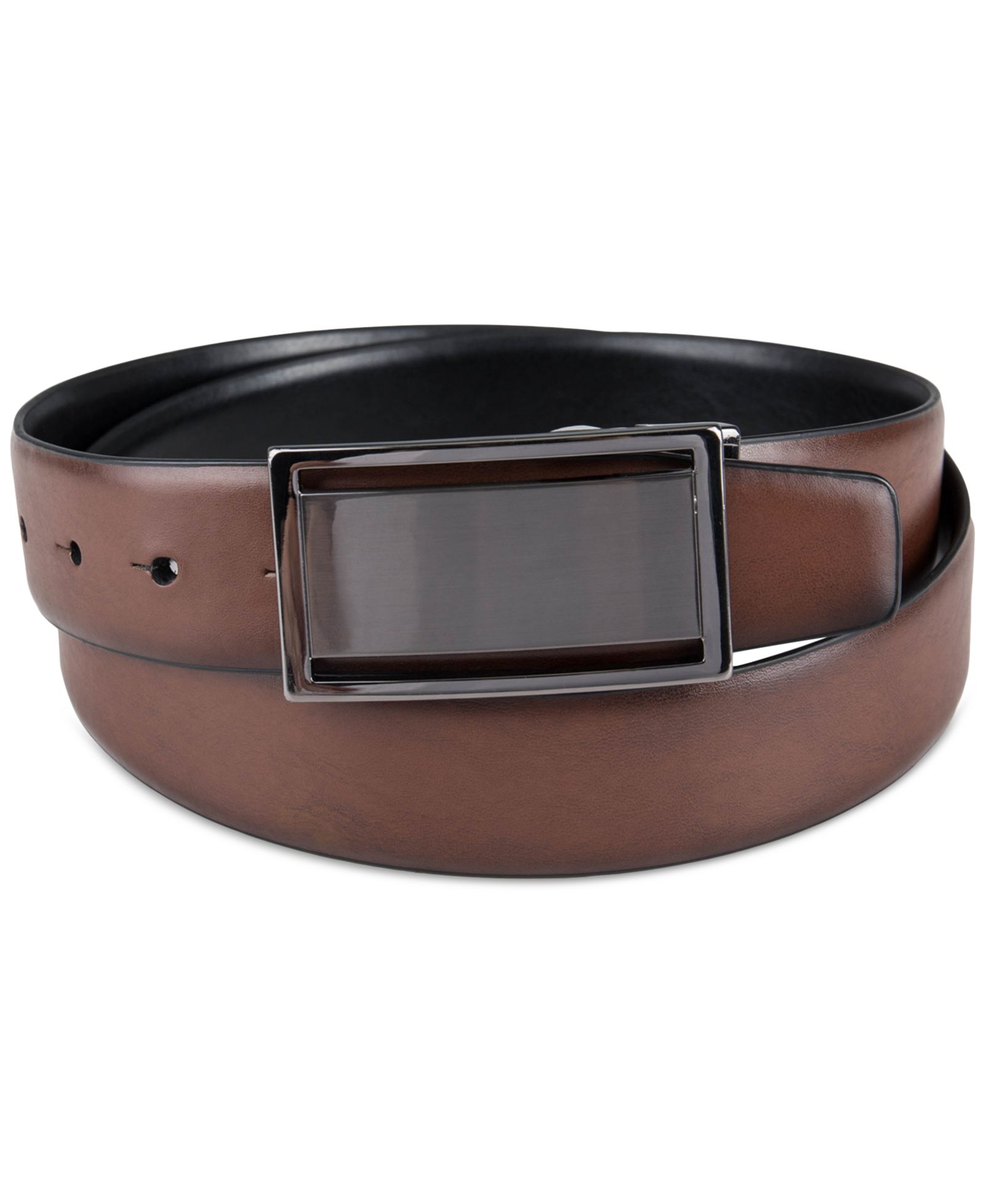Alfani Мужской Reversible Cut-Out Plaque Belt