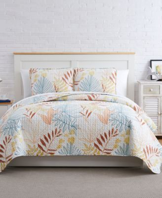 Комплект из 3-х покрывал Southshore Fine Linens Tropic Leaf, Full/Queen