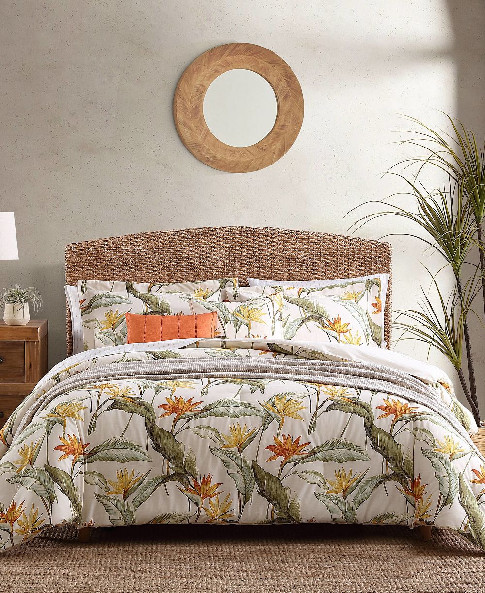 Tommy Bahama Home Birds of Paradise 5 Piece Comforter Set, King
