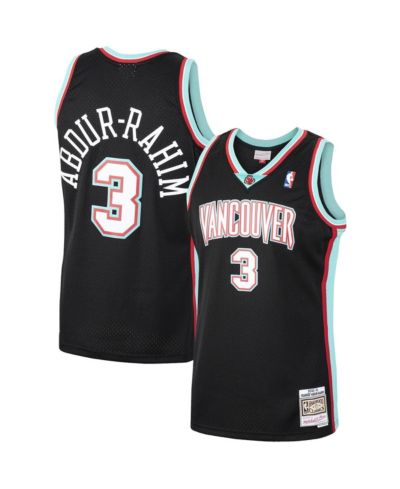 Мужская джерси Mitchell & Ness Shareef Abdur-Rahim Black Vancouver Grizzlies 2000-2001 Hardwood Classics Swingman