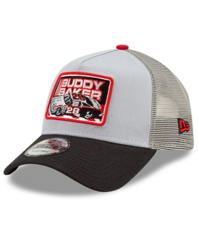 Мужская кепка New Era Buddy Baker Legends 9Forty A-Frame Adjustable Trucker Black, Gray