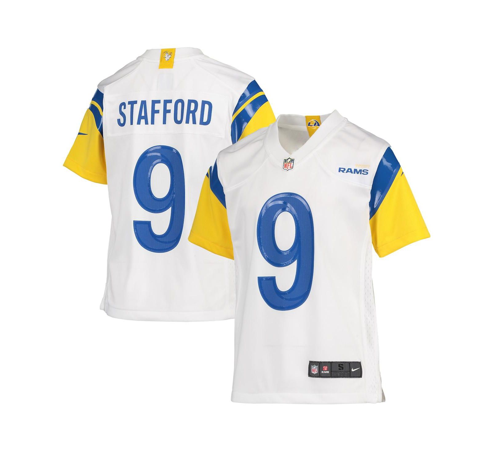 Джерси Nike Big Boys Matthew Stafford Bone Los Angeles Rams Game