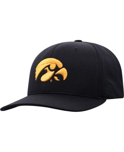 Мужская кепка Top of the World Black Iowa Hawkeyes Reflex Logo Flex Hat