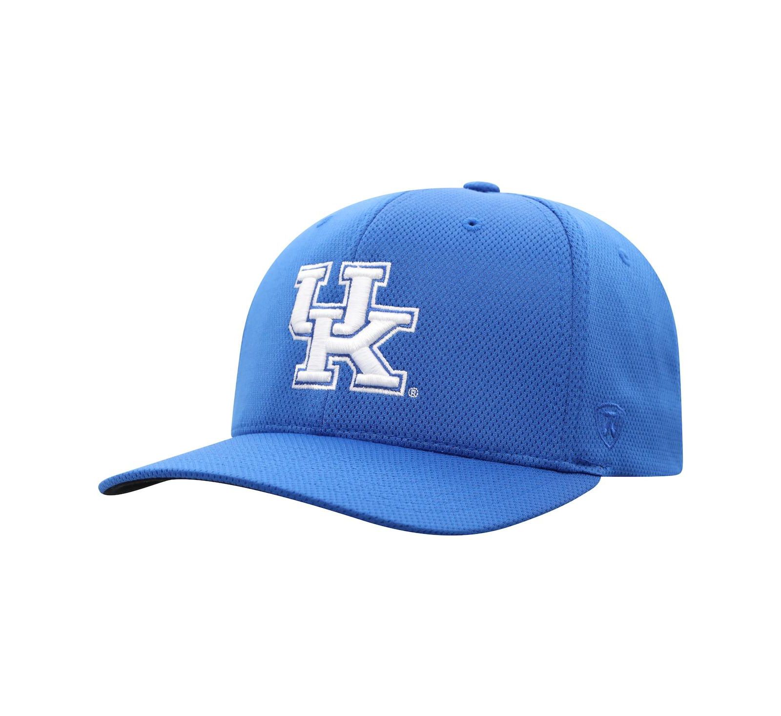 Кепка Top of the World Royal Kentucky Wildcats Reflex Logo Flex для мужчин