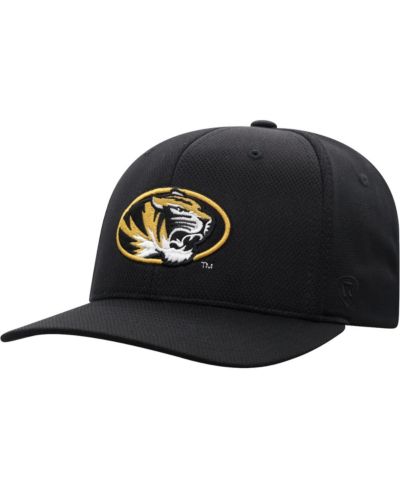 Men's Top of The World Black Missouri Tigers Reflex Logo Flex Hat